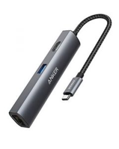 Best USB C Hub For Travel: Anker 5-in-1 USB C Hub
