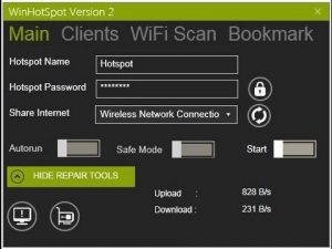WinHotspot Virtual WiFi Router