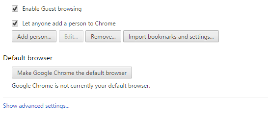 ake Google Chrome your default web browser