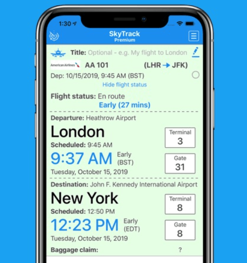 iOS and Android Apps for Flight Tracking